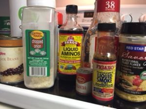 Picture of ingredients for Black Bean Burgers