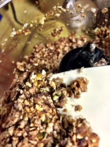 Picture of black bean mix in food processor